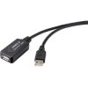 Renkforce RF-4535052 USB cable USB 2.0 USB-A plug/socket 5.00 m Black