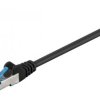 CAT 6a kabel krosowy, S/FTP (PiMF), Czarny