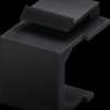 79990 Keystone module cover, black, 4 pieces