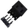 Outlet, black, 15 A/125 V, USA, 208979-2