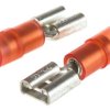Konektor płaski Żeński 6.35 x 0.8mm 0,5 → 1,5 mm², 22 → 16 AWG długość 21.5mm Izolacja: Izolowane Cyna