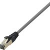 kabel LAN LogiLink CQ8052S, 1 szt., RJ45, CAT 8.1, S/FTP, 2.00 m, jasnoszary