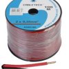 KABEL GŁOŚNIKOWY 0.35mm CZARNO-CZERWONY