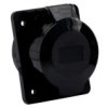 Gniazdo Siłowe Tablicowe Skośne 32A 5P /Fe/ Czarne