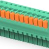 PCB terminal, 12 pole, pitch 3.5 mm, AWG 30-14, 9 A, push-in spring connection, green, 1-1986693-2