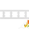 LUMINA INTENSE Ramka 5 pięciokrotna pozioma biała WL5750 HAGER