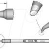 C245748 Lötspitze C245, Rundform, C245748/Ø 0,6 mm, gebogen, angeschrägt