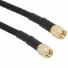 Coaxial cable, SMA plug (straight) to SMA plug (straight), 50 Ω, RG-58, grommet black, 914 mm, 135101-04-36.00