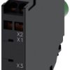 Blok styków, 24 V, LED, przyłącze Typ sprężyny, Siemens, 3SU1