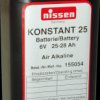 155054 Monobloc battery Nissen KONSTANT 25, 6 V, 18 Ah