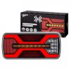 Lampa tylna LED do przyczepy, X-SPIDER 1, 4 funkcje: pozycyjne, kierunkowskaz, stop, odblask, 69 LED, IP67, L2426