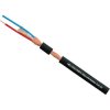 Microphone line, 2-wire, 0.22 mm², shielded, PVC, black, 400038