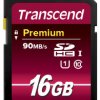 Karta SD SDHC, 16 GB HC, Transcend Premium -25 → +85°C