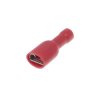 Konektor płaski żeński w pełnej izolacji 6.3mm 0.8mm 0.5-1mm² - końcówka kablowa