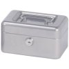 Maul 18280 Cash Box Secure Steel Lockable W152 H81 D125 mm Silver