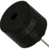 Buzzer elektromagnetyczny; HCM1206X; 85 dB (d=0,1m); 3÷7V; 30mA; fi 12mm; 2,7kHz; przewlekany (THT); 5; ciągły; z generatorem; p