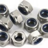 M5 Nylock Hex Nuts - 10 pcs