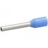 Końcówka tulejkowa izolowana typ HI / TE DIN 0,25mm2 / 8mm miedziana cynowana galwanicznie jasnoniebieska ERKO 100szt.