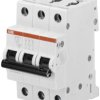 Wyłącznik nadprądowy MCB, Typ C, 3-biegunowy, 20A, 400V, na szynę DIN, ABB S203L-C20, S200L
