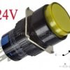 Przycisk chwilow LAS1-AY-11Y 24V żółty 16mm 1NO1NC
