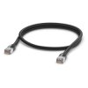 Ubiquiti UniFi Patch Cable Outdoor, Patchcord STP kat.5e 1m, czarny (UACC-Cable-Patch-Outdoor-1M-BK)