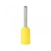 Końcówka tulejkowa izolowana HI 0,5/8-zo żółta (100 szt.) Al/Cu