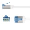 Patchcord kat.6a-0500 U/FTP SLIM LSZH-TPE biały /5m/ 74338