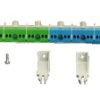 Zacisk bezśrubowy PE i N Fixconnect 2x(3x25mm2+12x4mm2) do obudów Enystar 2x12 modułów FP FC 24 68000036