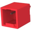 Pin header, 2 pole, pitch 2.5 mm, straight, red, 2-1971798-3