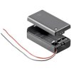 Goobay 48171 Battery Tray 1x 9V PP3 With Switch 150mm Cables (68.4mm)