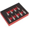 Sealey AK6240 Hex Key Socket Bit Set 9pc Metric 3/8"Sq Drive