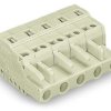 Socket header, 2 pole, pitch 7.5 mm, angled, light gray, 721-202/026-000