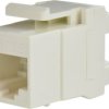 Moduł keystone RJ45 UTP kat.5e nieekranowany tylny montaż biały