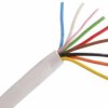 Wielożyłowy kabel do zabezpieczeń Nieekranowany, dł. 100m, 1 A na żyłę, 50 V, 8-żyłowy, Ø 4.35mm, izolacja: Polichlorek