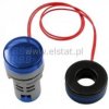 Woltomierz amperomierz 500VAC/100A niebieski 22mm