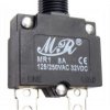 Wyłącznik nadprądowy MR1-8A;250VAC bimetaliczny;na panel;konekt. 6.3mm