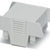 Upper part of housing, ABS/PC, (W x H x D) 45.1 x 75.26 x 36.95 mm, light gray, for enclosure, 1029844