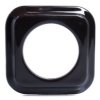 CERAMICZNA RAMKA JEDNOKROTNA PODTYNK KWADRAT CZARNA CRPTKB