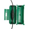 Heitronic 21045 Socket Cube Green Waterproof Protects Cables Up to 11mm