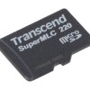 MicroSD, 2 GB MicroSDHC Nadaje Się Do Zastosowań Przemysłowych SuperMLC, Transcend USD220I 85 °C -40 °C