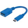 Manhattan 353540 USB-C to USB-A Cable, 15cm, Male to Female, 5 Gbps (USB 3.2 Ge