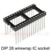 IC Socket 28-pin DIP wirewrap - Harwin