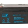 Akumulator 1.3Ah 12V AGM żywotność 6-9lat MW 1.3-12 MW Power