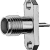 SMA flange socket 50 Ω, straight, 100024677