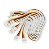Grove - zestaw 5 przewodów żeńsko-żeńskich 4-pin - 20cm