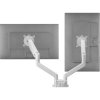 One For All DM 4220 Dual white desk mount 13" - 35" Height adjustable