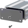 Obudowa urządzeń elektronicznych, aluminiowa wysokość zew: 30 mm szerokość zew: 63,5 mm długość zew: 80 mm 80 x 63.5 x