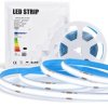 Taśma LED COB 24V zimna biała 6500k 1050lm 320led 10W/m rolka 8mm x 5m