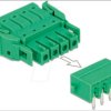 65954 Terminal block set, PCB 4 pin 3.81 mm
