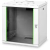 Wall enclosure, 19", 12 U, (H x W x D) 643 x 600 x 450 mm, IP20, sheet steel, light gray, DN-19 12-U
